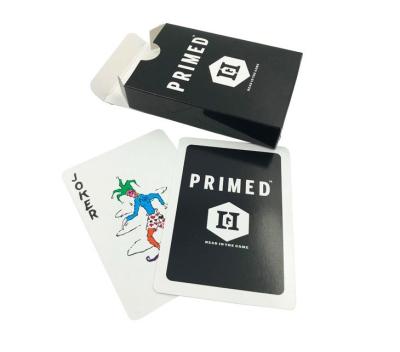 China CMYK PMS Debossing Paper Playing Cards , 350g Custom Game Card Printing for sale