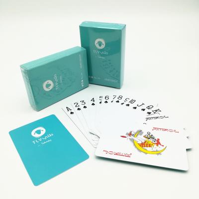 China CMYK 4C que imprime cartões de jogo plásticos impermeáveis, cartões de jogo plásticos do pôquer 300g à venda