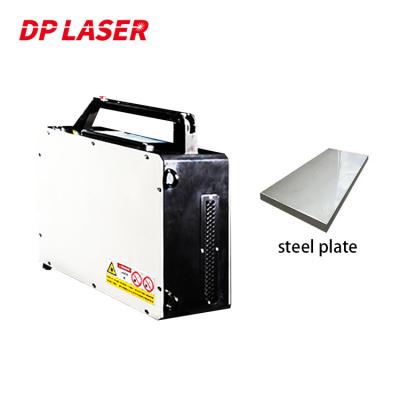 China Mini Portable 100w Fiber Laser Cleaning Machine Pulse Raycus Laser Source Rust Removal Cleaning Machine for sale