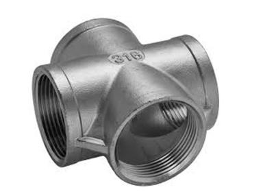 China Cross Joint  Stainless Steel Pipe Fitting , 4-Way Cross Pipe Fitting for sale