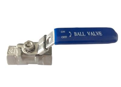 China 1/4'' 316 SS Ball Valve bsp threaded  with locking device , High Pressure Ball Valve for sale