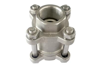 China 3pc 316 Stainless Steel Check Valve DIN 2999 threaded 1000 PSI for sale