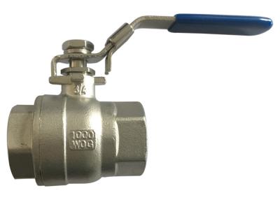 China 304 / 316 1 Inch Stainless Steel Ball Valve , Precision 2pc Ball Valve for sale