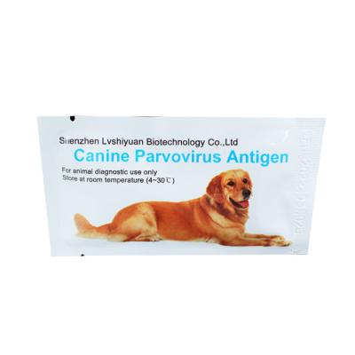 China Fresh Feces GMP CPV Canine Parvovirus Pet Rapid Test 10Tests/Kit for sale