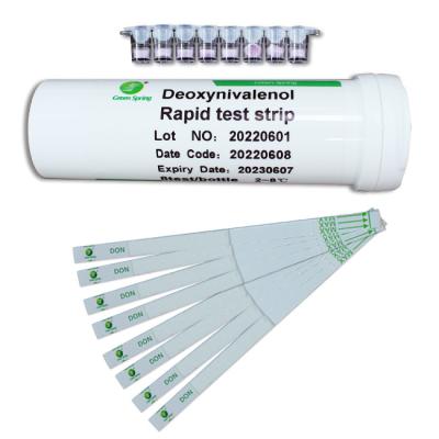China Deoxynivalenol Rapid Mycotoxin Aflatoxin Rapid Test Kit 1000pbb For Corn 96 Tests/Kit for sale