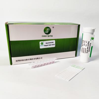 China Quinolones Food Safety Rapid Test Kit Rapid Antigen Test Strip For Tissue 96 Tests/Kit for sale