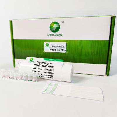China Erythromycin Rapid Milk Test Kit 96 Tests/Kit For Milk 3 To 5 Ug/Kg for sale