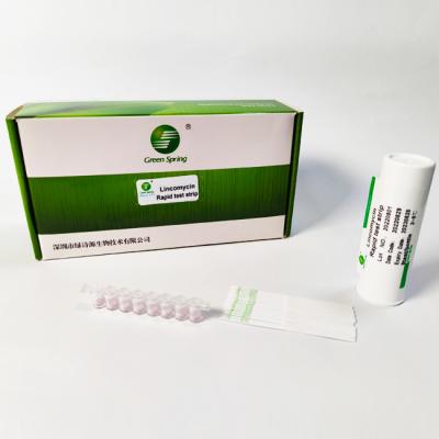 China Lincomycin Rapid Milk Detection Kit 96 Tests/Kit Rapid Antibiotic Test Milk 2 ~ 3 Ppb for sale