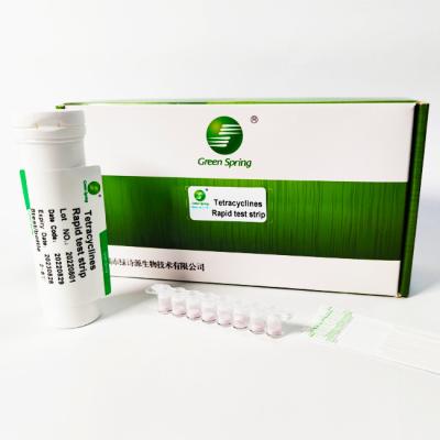 China Tetracyclines Rapid Test Strip Fresh Milk Test Kit Goat Milk 96 Tests/Kit for sale