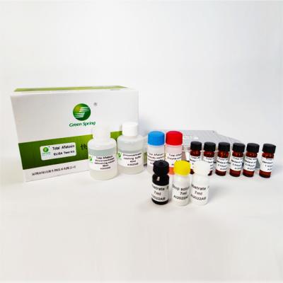 China 30min Aflatoxins Peanut Elisa Mycotoxin Testing Kits For Corn Tissue 96 Wells/Kit for sale