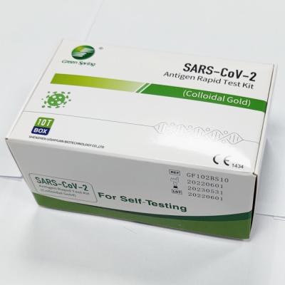 China SARS-CoV-2 Antigen Home Test Kit 10 Tests/Kit CE For Nasal Sensitivity 98.84% for sale