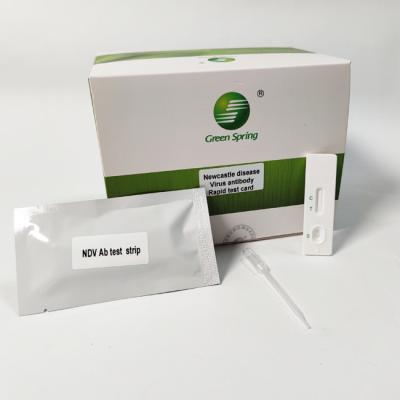 China Newcastle Disease 50 Tests/Kit Avian Influenza Rapid Test Kit NDV Rapid Antibody ISO9001 for sale
