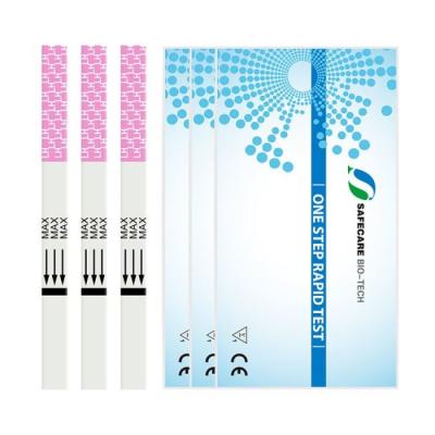 China Rapid Home Use Medical Lh Ovulation And Pregnancy Test Strip One Step for sale