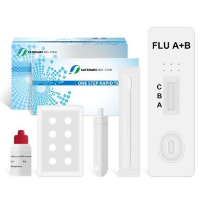 China Gripe multiplex da gripe do ensaio um dispositivo rápido combinado 25Tests/Kit do teste de B à venda