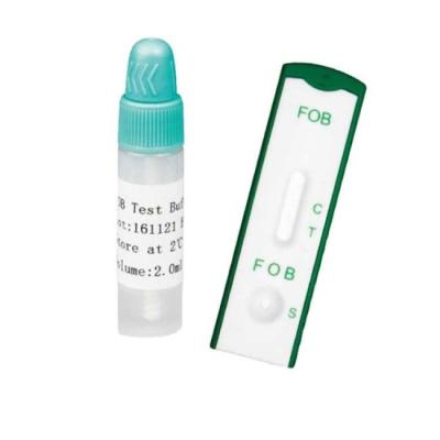 China One Step Diagnostic Faecal Occult Blood Fob Rapid Test Cassette 25 Tests/Kit for sale