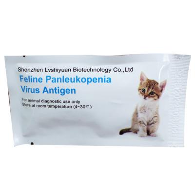 China GMP Feline Panleukopenia Virus Antigen Pet Rapid Test Kit 10Tests/Kit FPV for sale