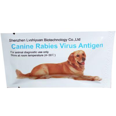 China Canine Rabies Virus Antigen Pet Rapid Test Kit , Rabies Test Kit For Dogs 10 Tests for sale