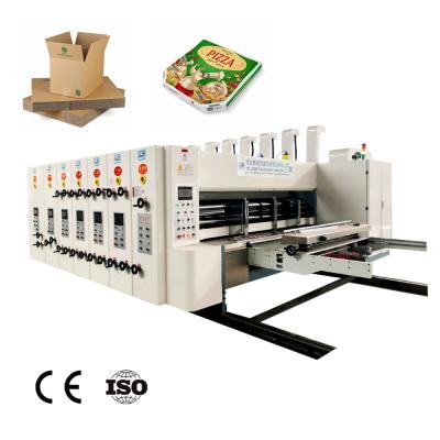 China Pizza Box Fruit Box Making Machine , Flexo Printing Machine For Corrugated Carton for sale