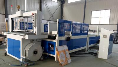 China 220V 380V Carton Box Strapping Machine With Automatic Gluer Machine for sale