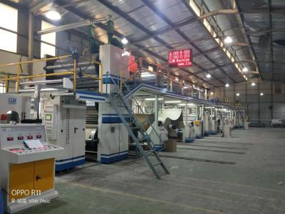 China 5 Ply 380v Corrugated Cardboard Making Machine 200m/Min for sale