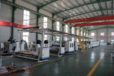 China Carton Box Muti Ply Corrugated Cardboard Making Machine / Production Line for sale