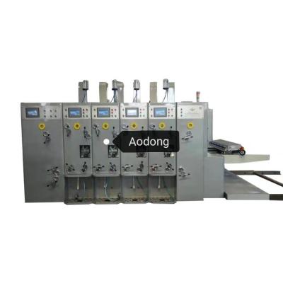 China High Speed Carton Flexo Printing Slotting Die-Cutting Machine Lead Feeding for sale