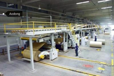 China Servo Control Automatic Carton Making Machine , Corrugated Board Production Line for sale