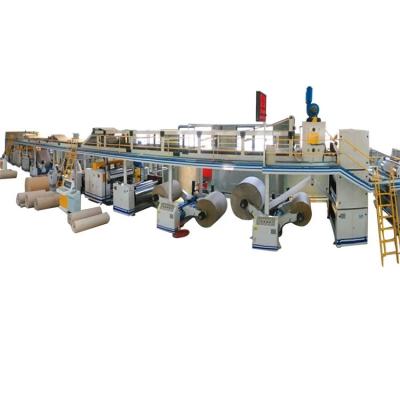 Chine Fabrication ondulée automatique à grande vitesse de carton de cannelure d'usine de boîte de 3 plis à vendre