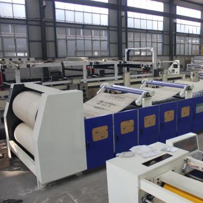 China 380v 50hz Double Facer Corrugated Machine With Wrapped Resistant Rubber for sale