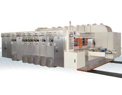 China Tinta que seca a máquina de corte completa de lubrificação da adsorção 300pcs/Min Flexo Printing Slotting Die à venda