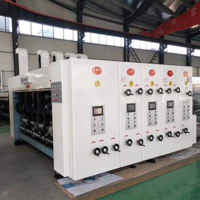 China 4 Color 380v Paperboard Printing Machine With Slotter And Die Cutter for sale