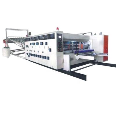 China Multi Colors Carton Printing Slotting Die Cutting Machine For Corrugated Cardboard for sale