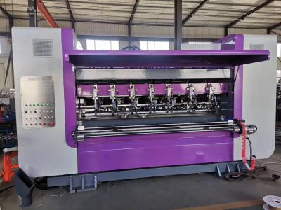 China Marcador automático de la cortadora 1800 de la cadena de producción acanalada del cartón en venta