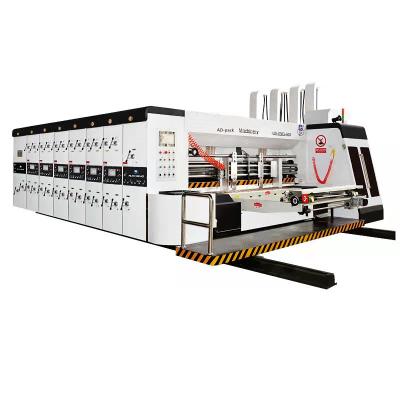 China Máquina de impressão ondulada da caixa da pizza com sistema do alimentador da borda de ataque à venda