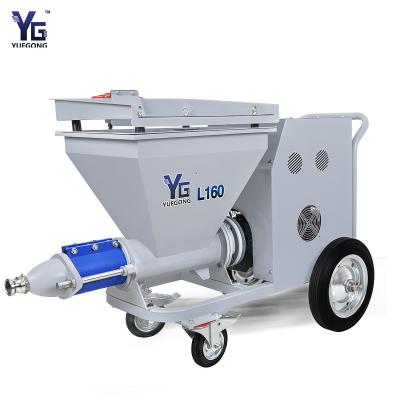 China Industrial Cement Spray Plaster Machine 40Bar High Pressure With Vibrating Screen for sale