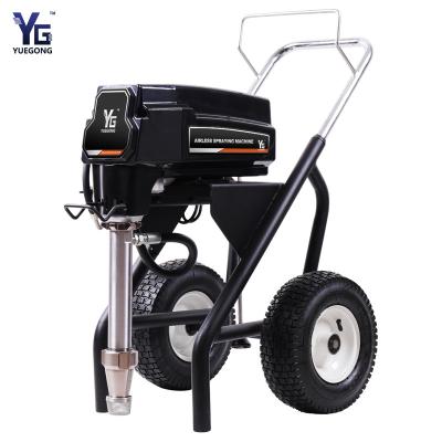 China Industrial High Pressure Stucco Airless Paint Spray Machine With Rotary Spray Nozzle for sale