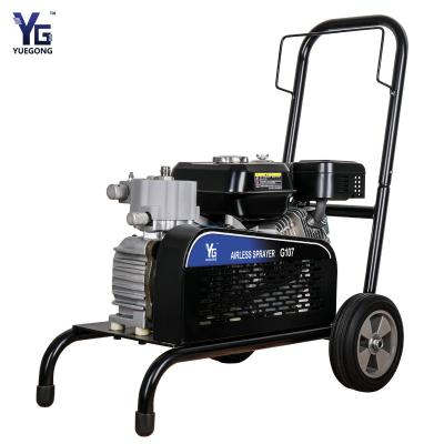 China 5.5HP Motor de gasolina máquina de pintura sin aire de pulverización de pintura de recubrimiento equipo de pintura de pulverización en venta