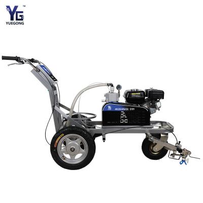 China Hand Push Cold Paint Road Marking Machine 5 L/min Airless Spray Painting Machine for sale