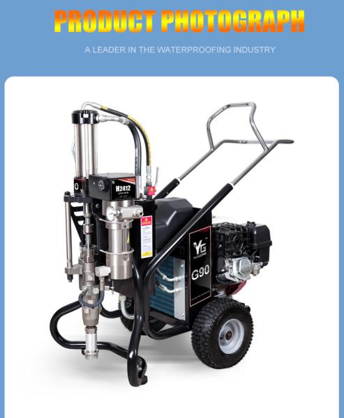 Quality Gas Electric Diesel Polyurethane Sprayer Machine Hydraulic Epoxy Coating Spray for sale