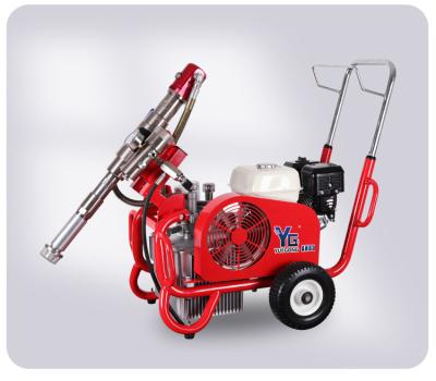 China Electric / Gas Airless Wall Paint Putty Machine 8L/Min Flow High Pressure System for sale