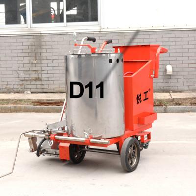 China fast speed straight line 10cm 15cm 20cm adjustable line marker hand-push thermoplastic road line marking machine for sale