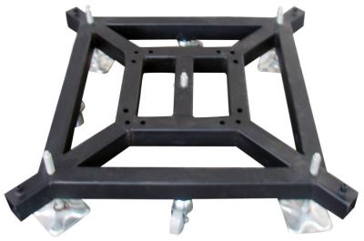 China Removable Truss Tower System Lift Steel Base Plate / Mobile Truss Square Base Plate for sale