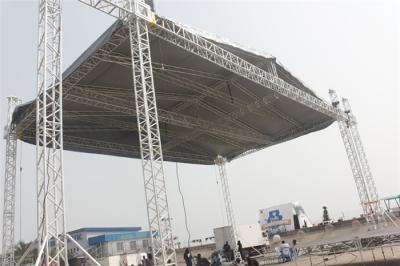 Китай TUV ставит связывая ферменную конструкцию 50m2 Spigot рамки выставки крыши обрамляя - 300m2 продается