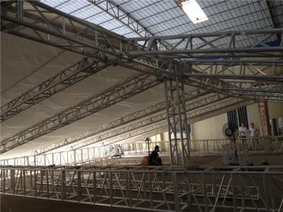 China Thick Aluminum Stage Trussing Roofing Trusses Medium Event Olympic Games Show for sale