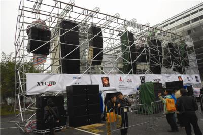 Chine Support en aluminium imperméable de botte de haut-parleur soudant la célébration vocale extérieure de concert à vendre