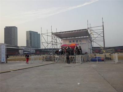 China Diámetro de encargo 42m m del tubo del andamio del braguero de la etapa de la capa del fondo en venta