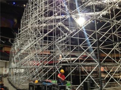 China 32 Feet Height Scaffolding Layer Truss Steel Outdoor For Concert Background for sale