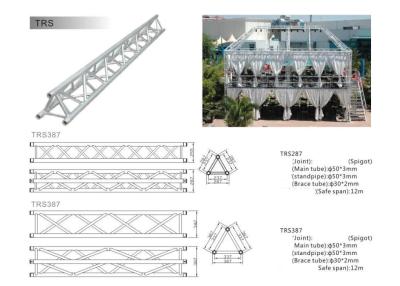 China Light Duty Triangle 6082 Aluminum Stage Truss For Project Build for sale