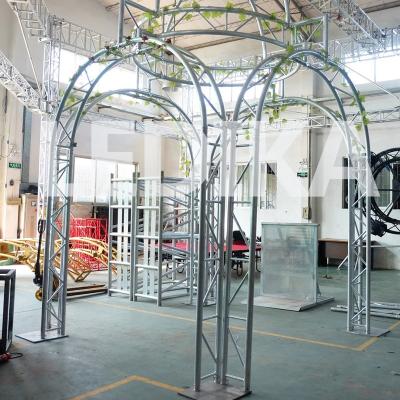 China Galvanized Aluminum Roof Truss Stand Frame Display 4000mm Length for sale