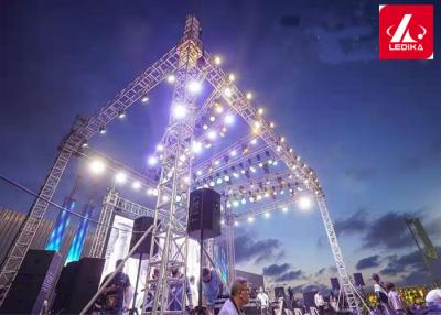 China Outdoor Large Aluminum Spigot Truss Square Lighting Stage Truss Structure for sale